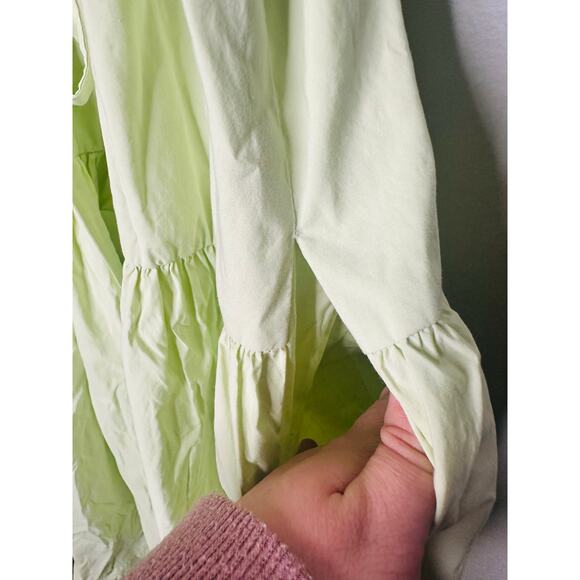 3.1 PHILLIP LIM X RTR Pale Yellow Sleeveless Belted Midi Dress Size 4 - Picture 14 of 16